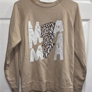 Independent Trading Company Tan Mama Sweatshirt